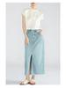 Chinese Style Silk Satin Mandarin Collar Blouse - Women's Summer Tie-Up Raglan Sleeve Top