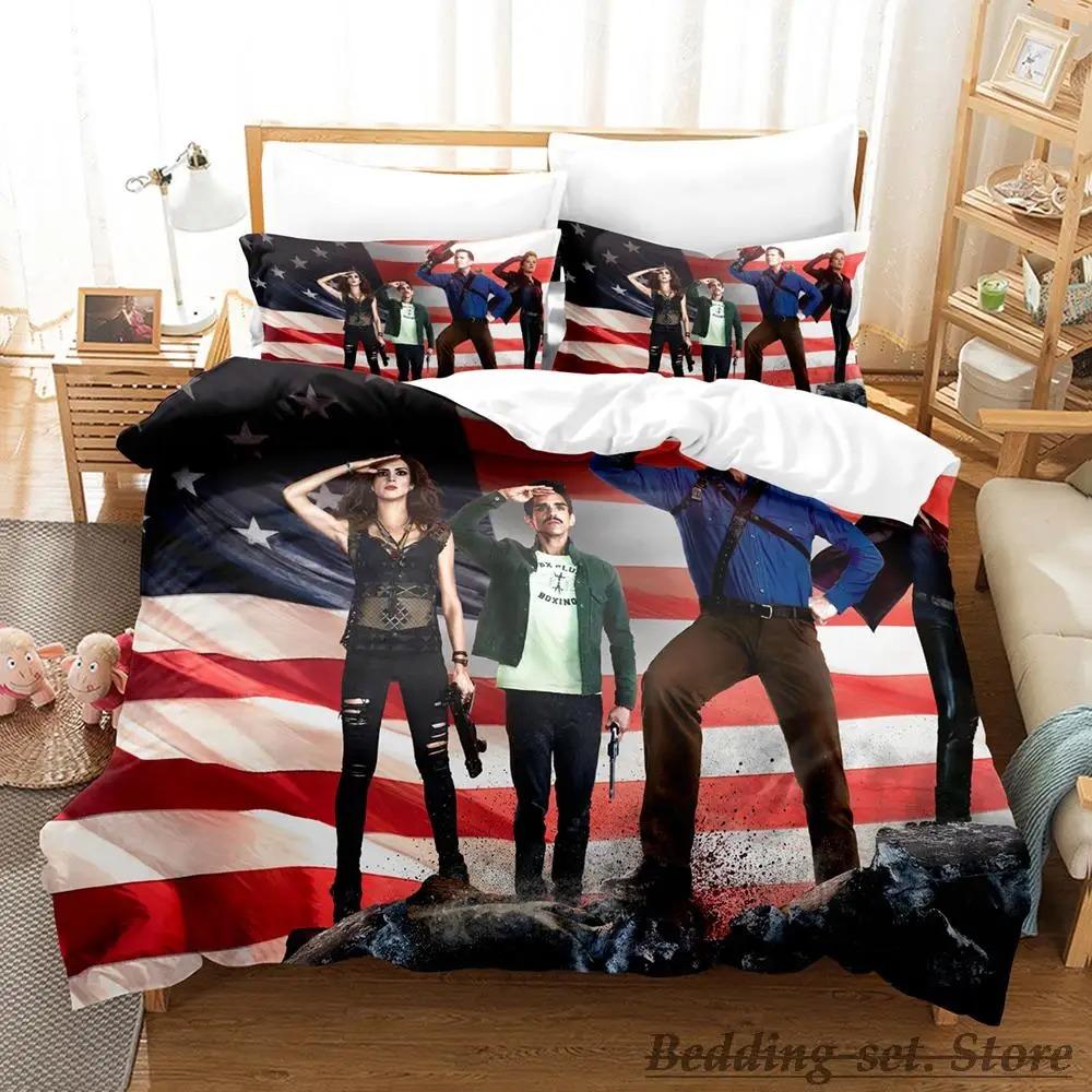 Ash VS Evil Dead Bedding Set Single Twin Full Queen King Size Bed Set Aldult Kid Bedroom Duvetcover Sets parure de lit