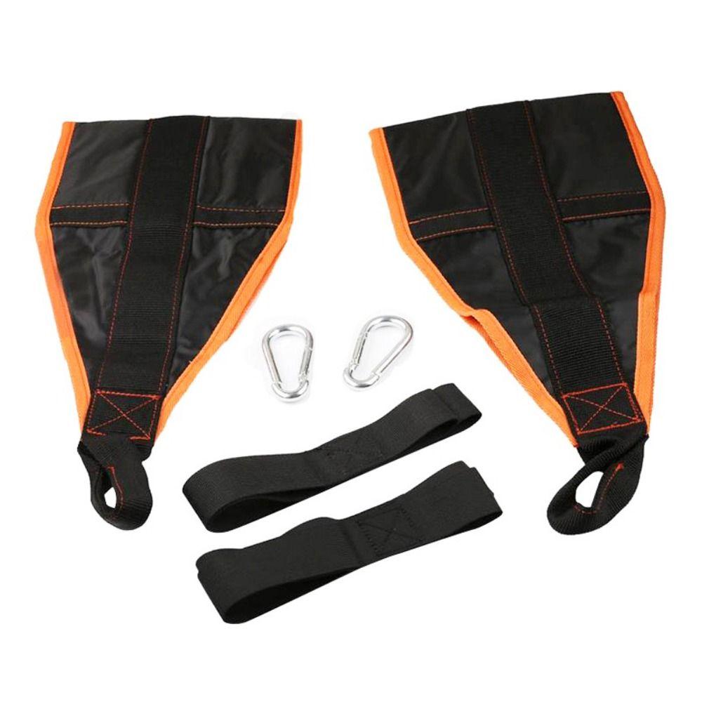 2pcs Nylon Abdominal Muscle Cantilever Rip-Resistant Hanging Belt Suspension  Pull Up Training