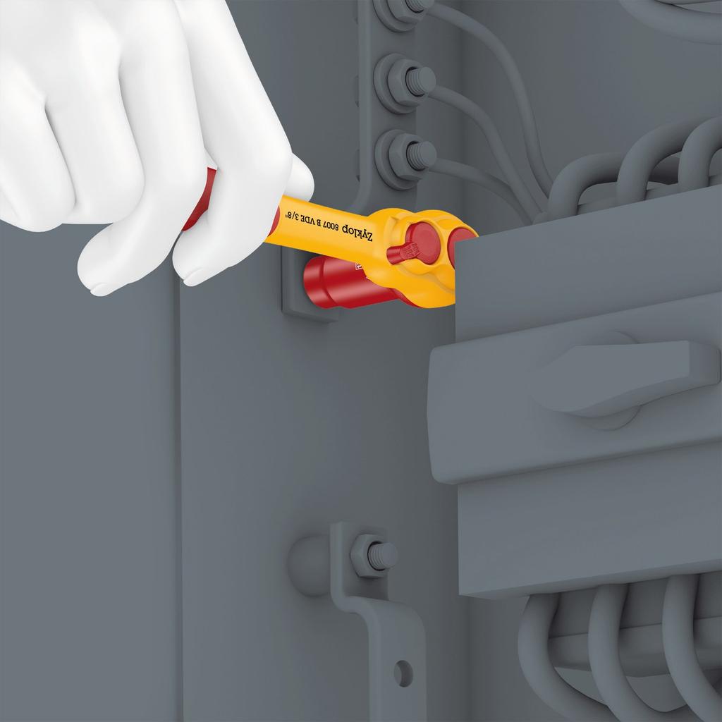 Wera 05004970001 Zyklop 8100 SB VDE 1 Insulated Ratchet 17 Pieces Imported from 3/8-inch Set, [Officially Japan]