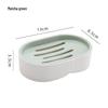 Plastic Drainable Soap Dish Set