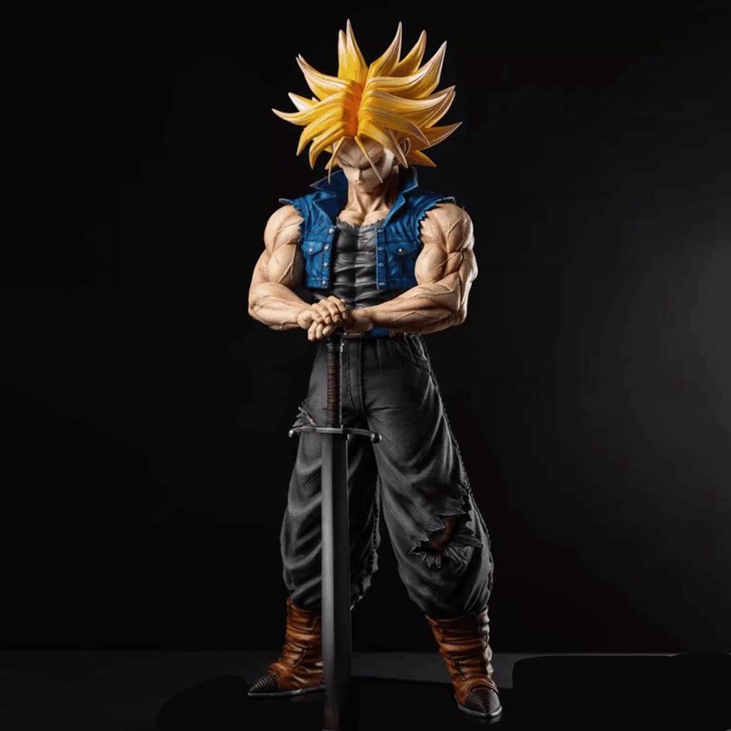 Anime Drogan Boll Z Trunks Figure  Future Trunks Action Figures 25cmpvc Statue Collection Model Toys For Children Gifts