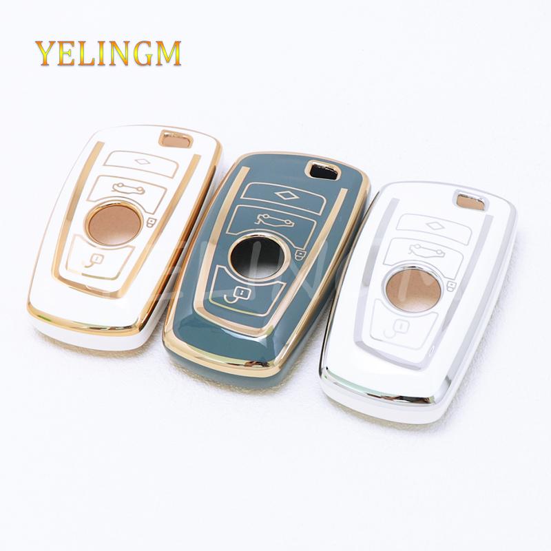 Car Remote Shell Key Case Cover For Bmw X1 X3 X4 X5 X6 G30 F15 F16 1 2 3 4 5 6 7 Series F36 F25 F26 F30 F34 F10 F07 F20 Z10