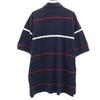 NAUTICA GOLF Border Pattern Short Sleeve Polo Shirt M Navy Fawn Men's Used