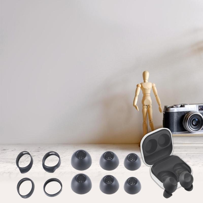 1Set Silicone Eartips Set  for Buds FE Wireless Earbuds Enhances Sound Easy Installs 4 Size