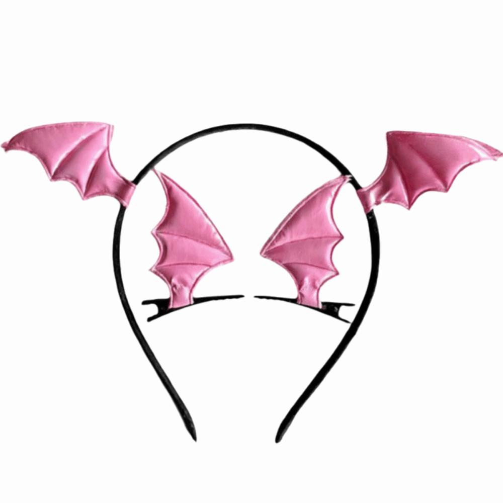 Creative Bat Wings Headband Gothic Dragon Devil Hair Clips Pins  Festival Props