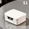2-lagige Safe-Box mit Zahlenschloss - Tragbar für Bargeld, Schmuck, Reisepass-Sicherheitsspeicher, Multifunktionaler Haushaltsorganizer, Leicht zu tragen