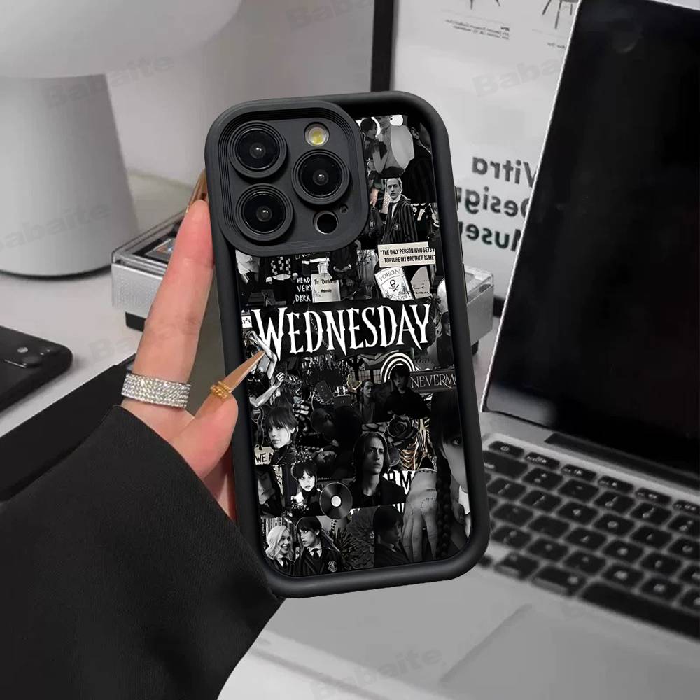 Custodia per Telefono MOVIE W-Wednesday Per IPhone 17 16 15 14 13 Pro Max Plus 12 11 Cover