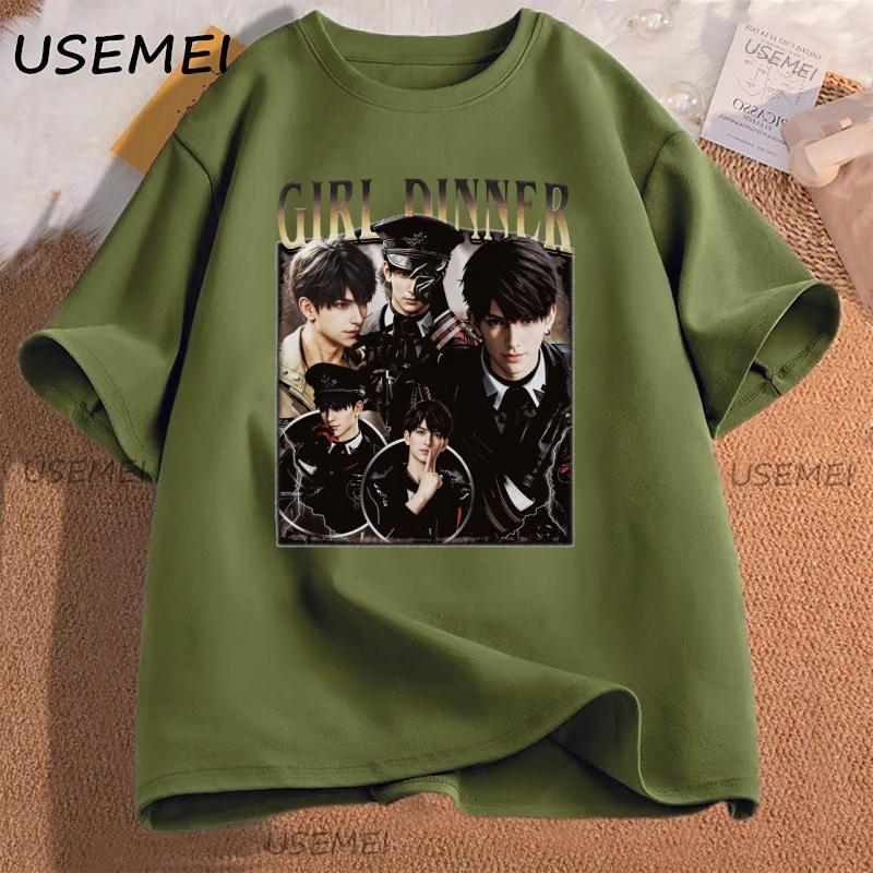 

Love and Deepspace Graphic T Shirts Girl Dinner Zayne Tees 90s Vintage Cotton Loose Comfortable Tshirt Men Women Streetwear Tees 4XL