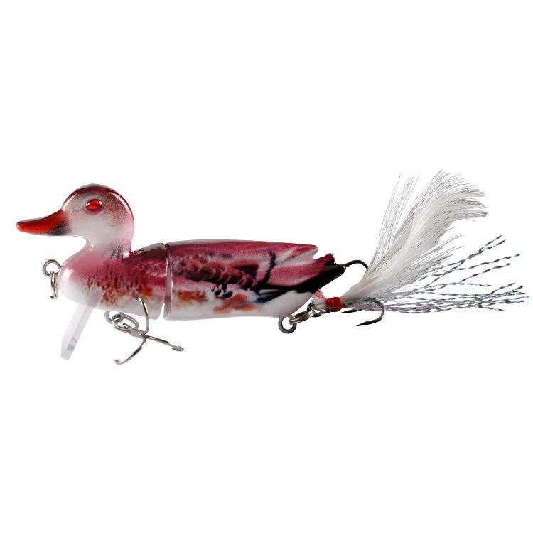 Многофункциональная водосберегающая рыболовная приманка утка-имитатор приманки эффективная рыбалка красный