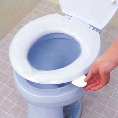 Zvedák krytu sedátka toalety, hygienický, rukojeť pro zvedání krytu sedátka toalety, bílá