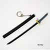 Demon Slayer Tanjiro Giyu Shinobu Nichirin Sword Keychain with Sheath, 17cm Alloy Model