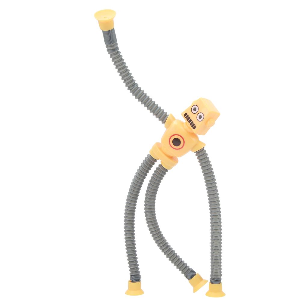 4pcs Plastic Telescopic Toys with Light Telescopic Suction Cup Giraffe Toy Stress Relief Telescopic Giraffe Fidget Toys for Children