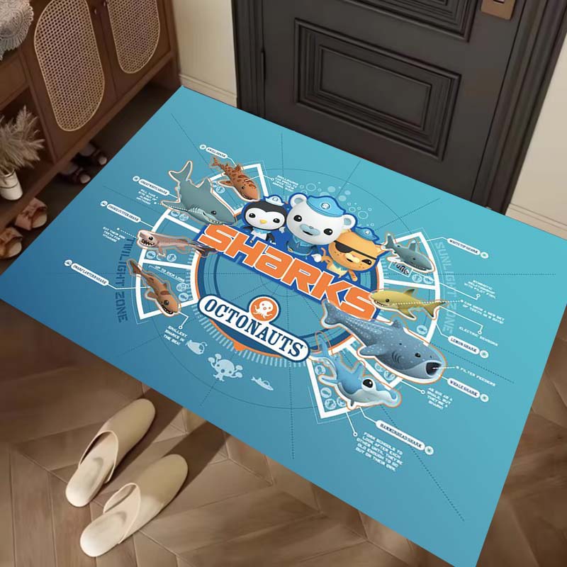 Octonauts Game Room Non-slip Mats Are Also Suitable for Men's Bedrooms, Living Rooms, Sofas, and Other Places, and Are Washable,