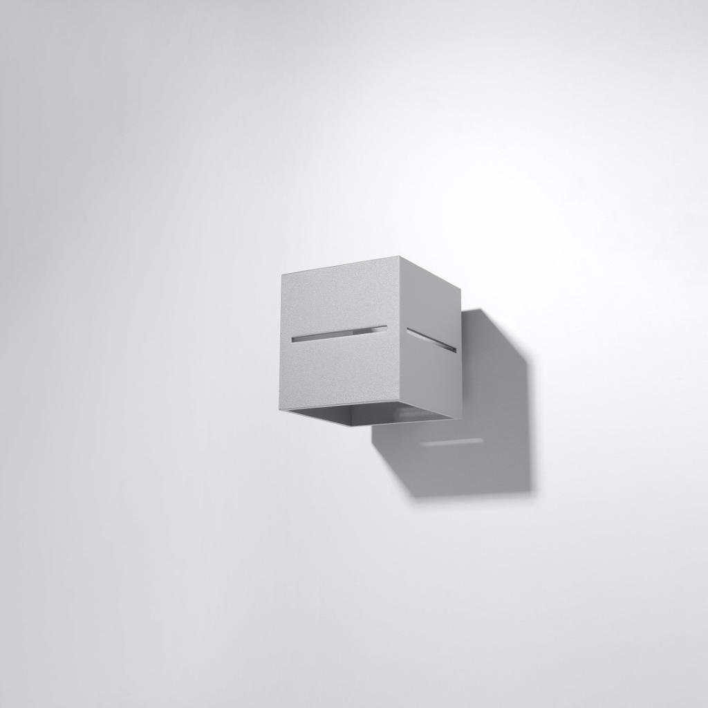 Kinkiet Lobo 1 G9 Szary Alu Sollux Sl.0205