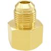 2PCS Brass Flare Coupler 1/2" Flare Female To 3/8" Flare Male Tube Gas Adapter Nipples Pipe Fittings Hose Connectors