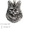Maine Coon - Necklace with dog, silver-plated pendant for dog fan, unique jewelry by Art-Dog brand
