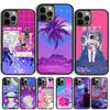 Vaporwave Aesthetic Trippy Capa Phone Case for iPhone 17 Air 16 16e 15 Plus for Apple 13 11 12 14 Pro Max Cover Fundas