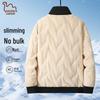 EASTERN CAMEL Men's Winter Fleece-Lined Stand Collar Padded Jacket