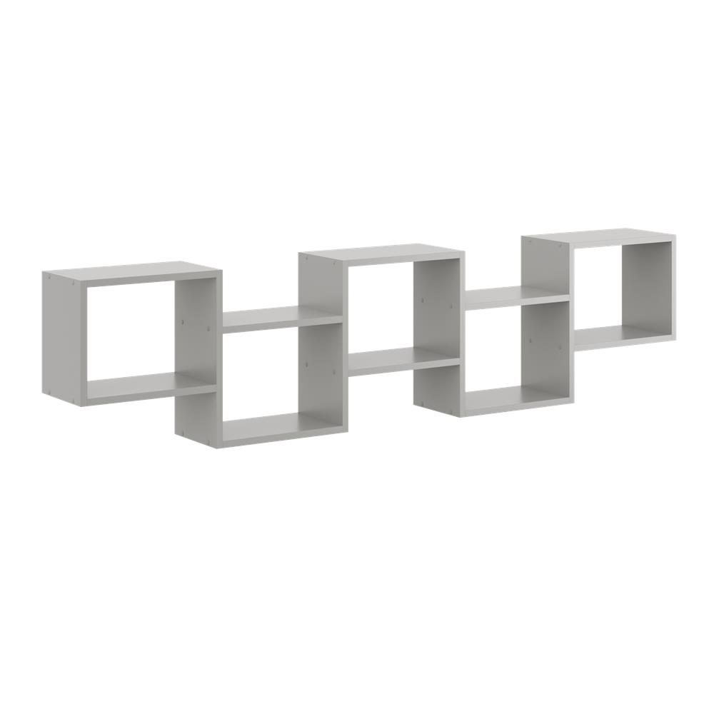 Wall Hanging Shelf, Bookcase - No. 13 white