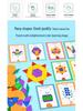 Cross-Border Geometric Tangram Puzzle: Children's Educational Toy for Early Learning and Cognitive Development.