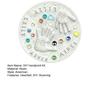 DIY Handprint Stepping Stone Kit, Mother's Day Keepsake Craft Gift, Garden Stone Making Set with Colored Stones for Indoor Outdoor Decor