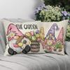 Nordic Dwarf Pattern Home Decor Pillowcase Bedroom Living Room Sofa Decoration Polyester Cushion Cover with Zipper