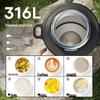 Wushengwu 316L Stainless Steel Portable Travel Thermos