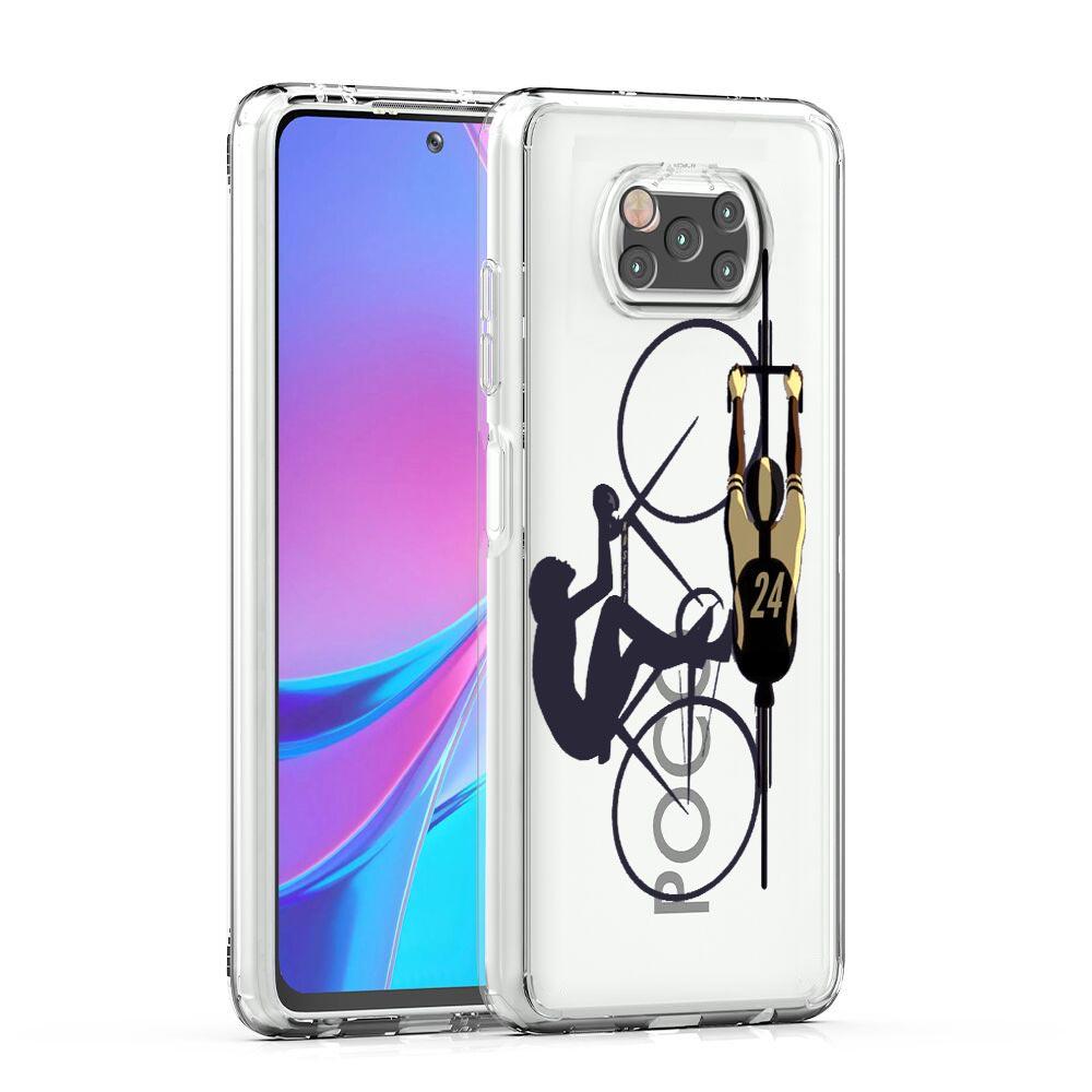 

Phone Case For Xiaomi Poco X6 X5 NFC X3 F6 F5 Pro F4 F3 M3 14 13T 12T 12 13 Lite 11 5G Clear Cover Mountain Bike Cycling art Xiaomi 12T