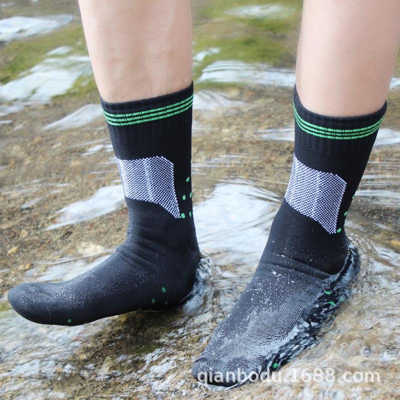 Waterproof Breathable Winter Sports Socks for Mountaineering, Cycling, Fishing & Skiing - Double Layer, Thickened & Warm
