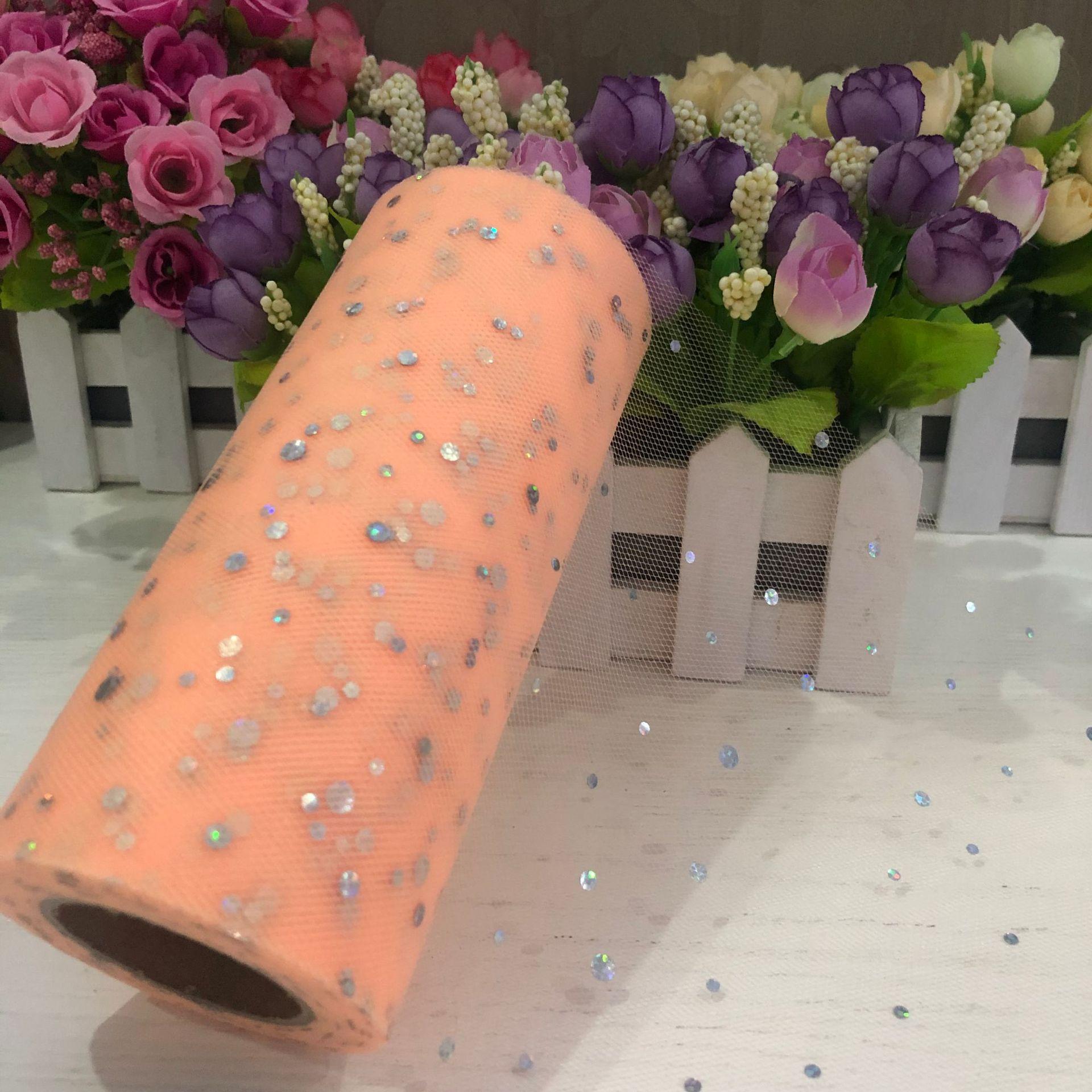 

10 ярдов, тюль с лазерными блестками, рулон органзы, украшение для вечеринки, сделай сам, ткань-пачка, свадебное украшение, швейная сетка, юбка-пачка из органзы, аксессуары шампанского