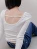 Memua Ballerina Ribbed T-Shirt (Ivory)