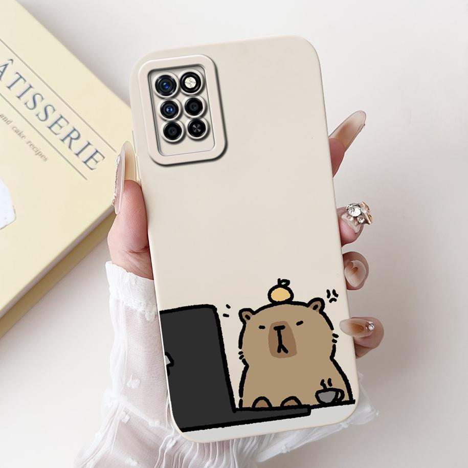 For Infinix Note 10 Pro Case X695 X695D Cover Fashion Painted Soft Silicone Phone Cases For Infinix Note 10 Note10 Pro NFC Funda