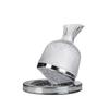 High End Crystal Glass 360 Degree Rotating Decanter Drum 1500ml Decanter Wine Dispenser Inflator Mirror Kettle Decoration