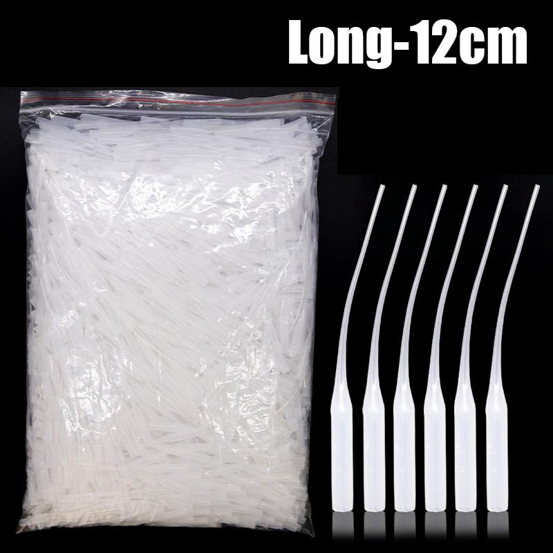 Zanaat Laboratuvarı için 401 502 Tutkal Şişesi için 100 Adet Tutkal Mikro Uçları Tutkal Damlatıcı Uzatıcı Hassas Uygulayıcı Damlatma Tüpü Nozulu