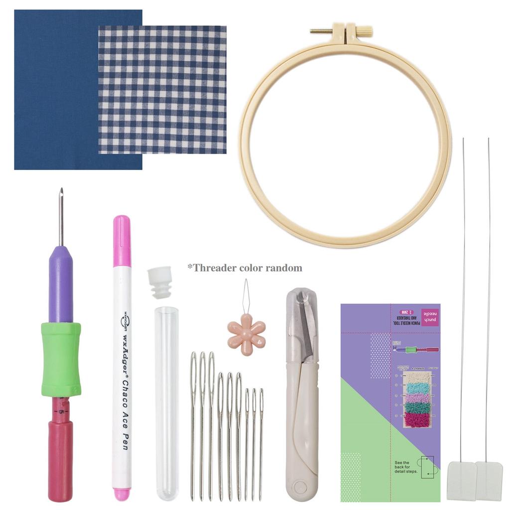2,2 mm Stickwerkzeug Durchstichnadel Stickwerkzeug Magischer Sticknadelstift Webwerkzeug Strick-Nähwerkzeuge für DIY-Teppich