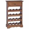 Wine Rack 55 X 23 X 85 Cm Solid Mahogany Wood