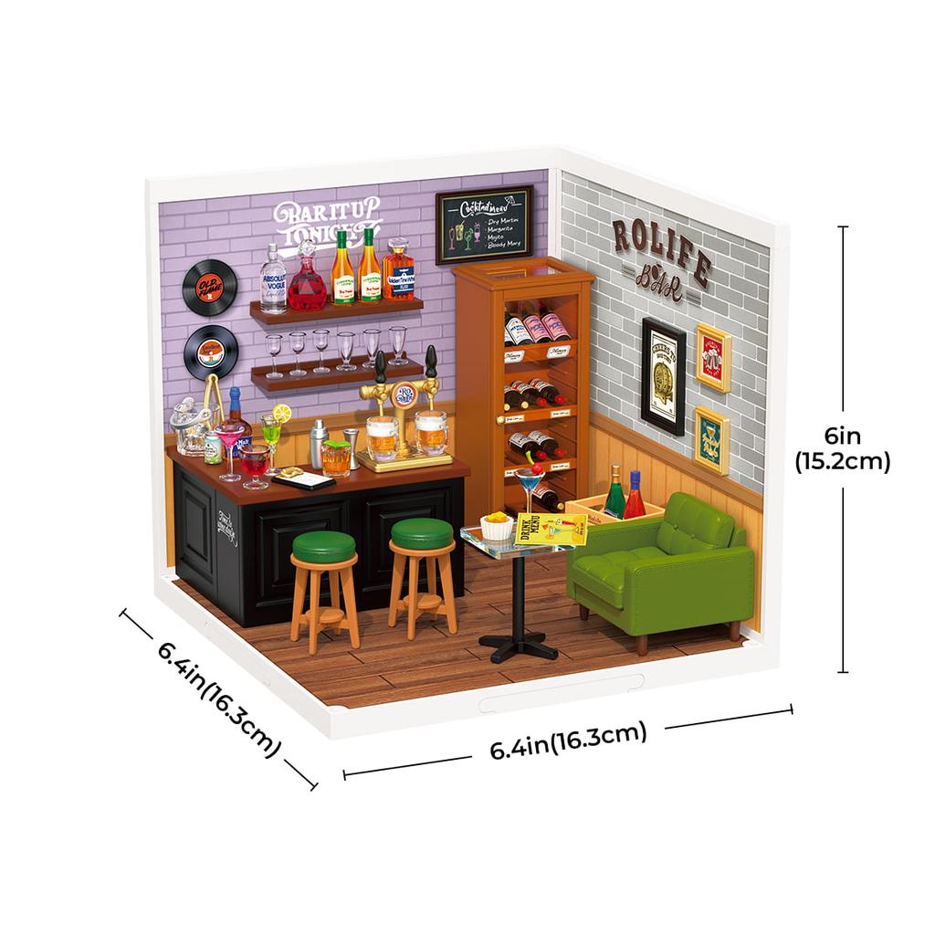 ROBOTIME Rolife 3D Puzzle Super Creator DIY Miniature House (DW012) | 1:24 Scale