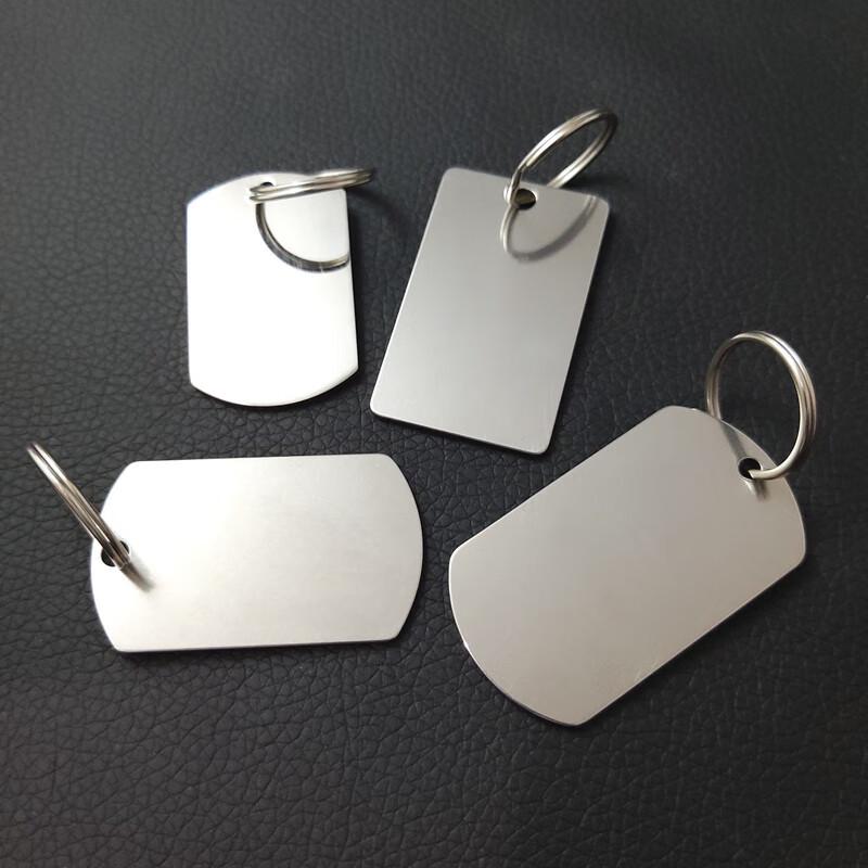 Stainless Steel Numbered Key Tags (100-Pack)