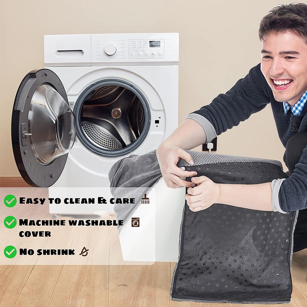 Dog Stairs Non Slip Pet Ramp Stairs Dog Ramp for Bed Pet Dog Steps 4 Tiers Training Stairs Removable and Washable