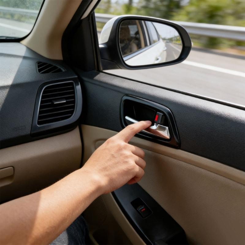 82620-25000 82610-25000 pour Verna 2000-2006 Poignée de Porte Intérieure Remplacement Poignée Intérieure Pièce Auto Installation Facile
