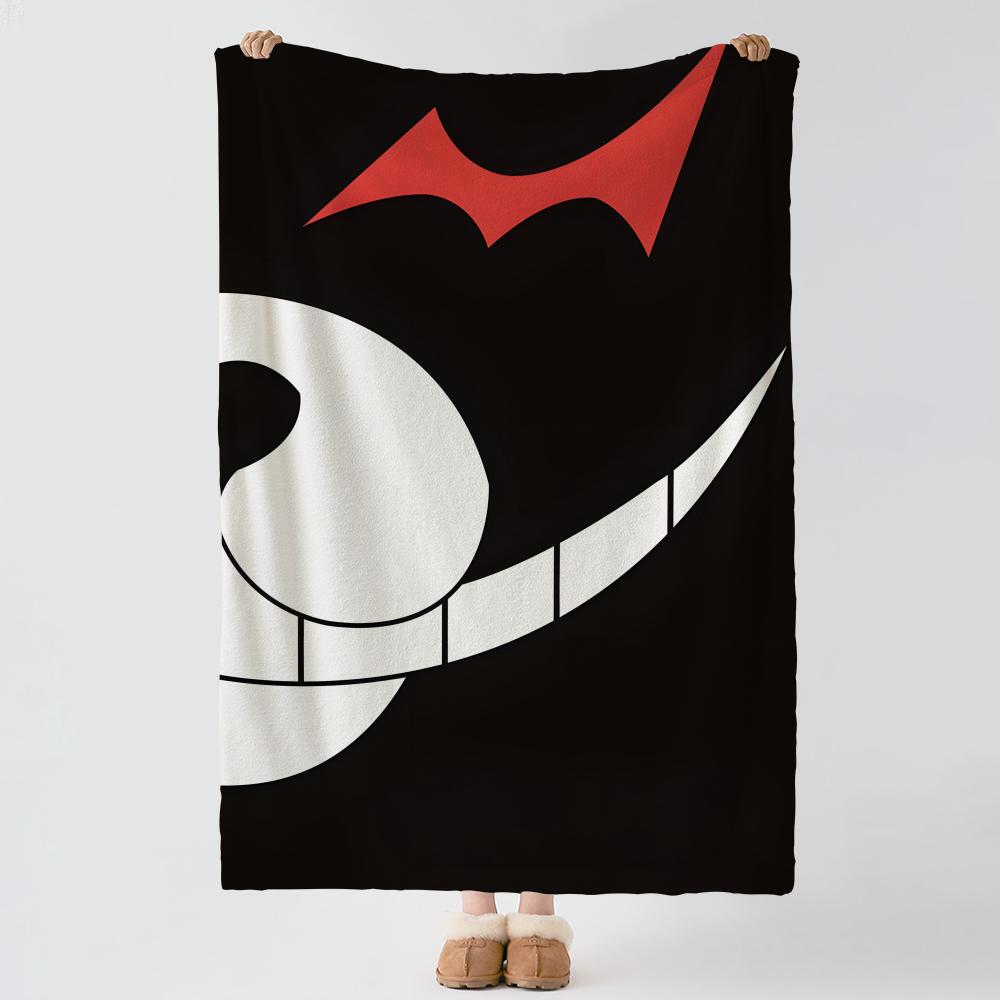 Game DDanganronpa Throw Soft Warm Flannel Blanket Multiuse Throw for Bed Sofa Office Air Conditioning Nap Blanket