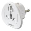 Travel Adapter - Universal - Type E and F - White - Compact - 2500W