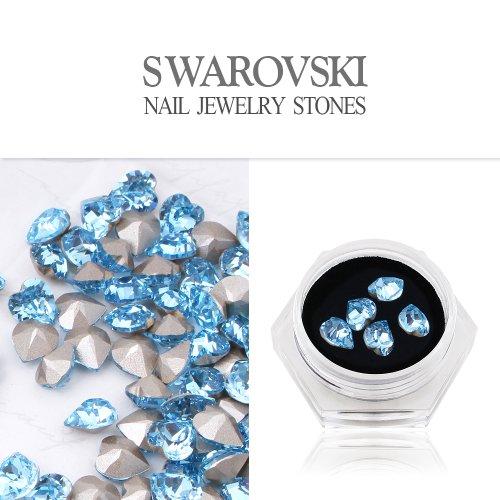 

Swarovski Сердце V Аквамарин 6мм Фантазийный камень для нейл-арта 5шт DSJ-4884-AQ6