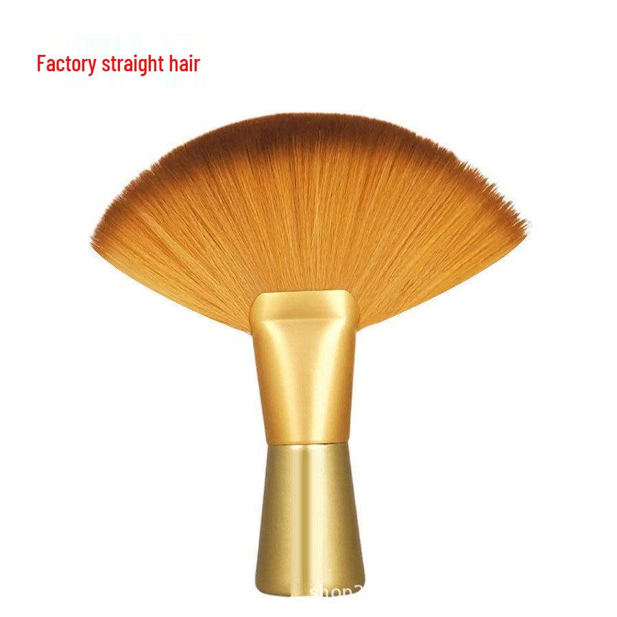Fan-Shaped Applicator Brush for Hair Salons Single Pack жёлтый