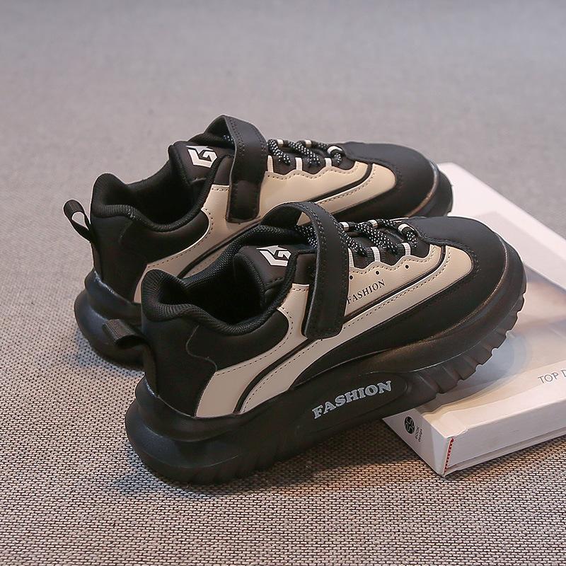 Girls shoes 2025 autumn new children's soft-soled sports shoes medium and large children and girls non-slip lightweight casual board shoes