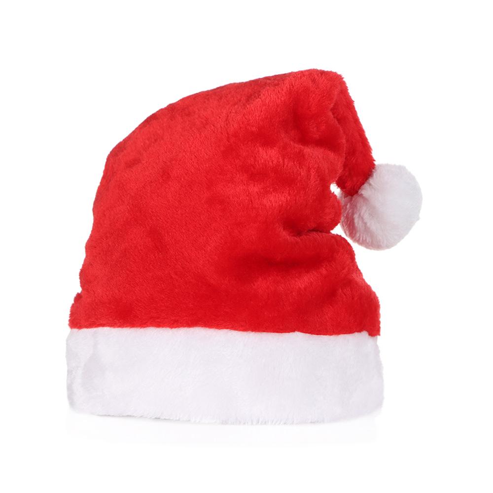 Holiday Festival Santa Hats Xmas Caps Merry Christmas Happy New Year As Shown красный