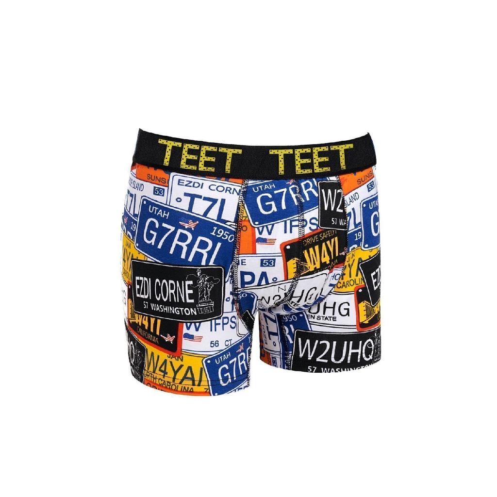 Herren Boxershorts Premium 4er Set Baumwolle Lycra Gemustert Full Fit Neujahrsgeschenk