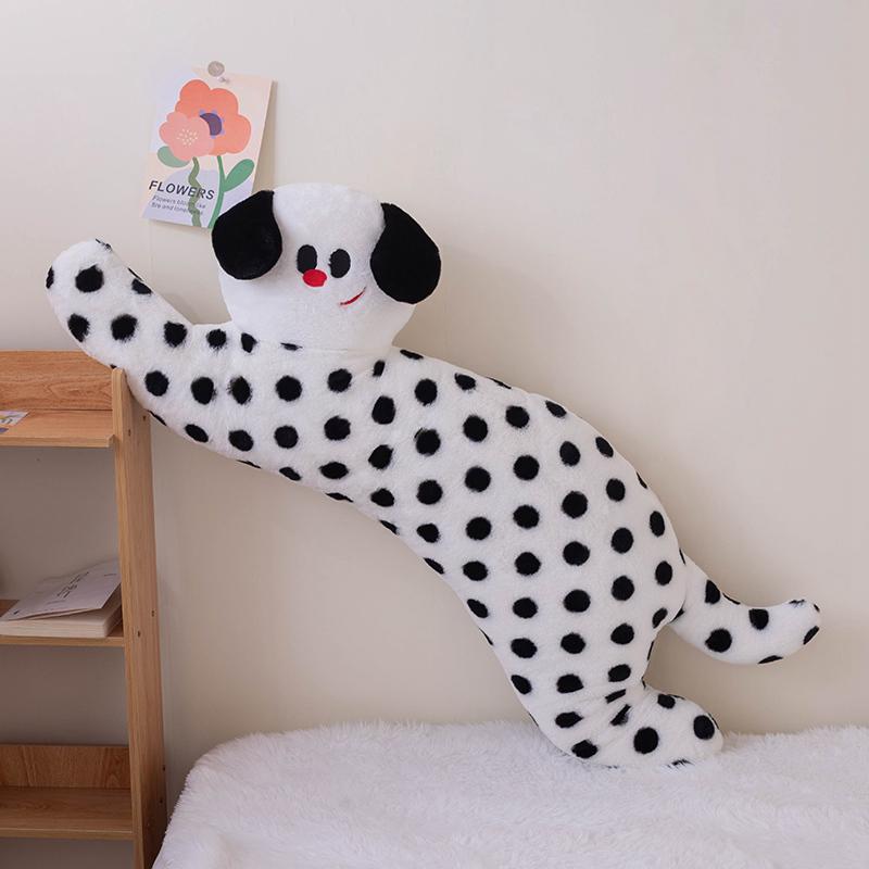 90/120cm Lovely Fluffy Wave Point Cat Dog Rabbit Plush Cushion Doll Baby Sleep Hug Soft Appease Pillow Creative Stuffed Toy Gift