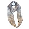 111% Mulberry Silk Diagonal Scarf French Hepburn Silk Small Silk Scarf Women's Silk Diagonal Streamer Long Thin Scarf